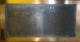 War Memorial 1939-1945, all names